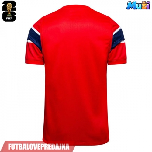 Lacne Muži Futbalové dres Nórsko MS 2026 Krátky Rukáv - Domáci